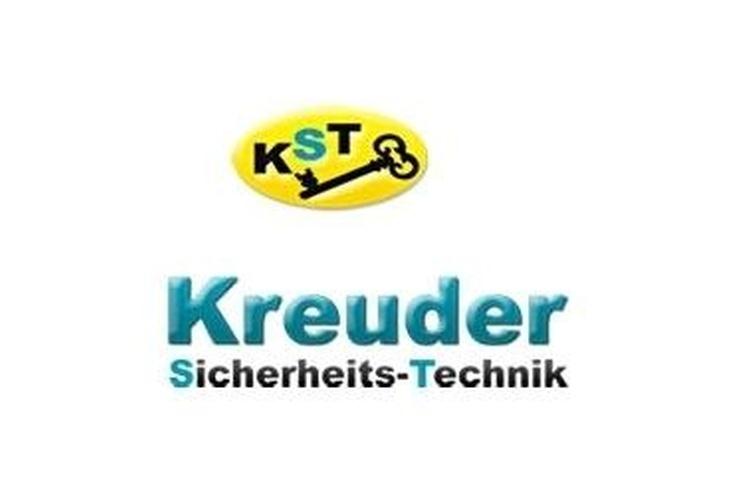Logo von Kreuder Sicherheitstechnik, bestehend aus dem Schriftzug „KST“ und „Kreuder Sicherheits-Technik“ mit Schlüssel-Symbol.